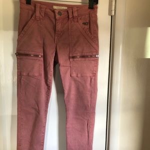 Joie Park Skinny Jeans - plum colored